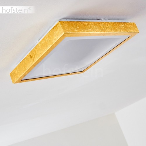 Luxus LED Decken Leuchten Flur Wohn Schlaf Bade Zimmer Beleuchtung Goldfarben