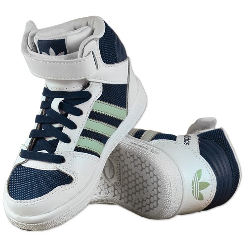 ADIDAS ORIGINALS PRO PLAY COMFORT BABY JUNGEN HI TOP LAUFLERN SCHUHE WEISS 20