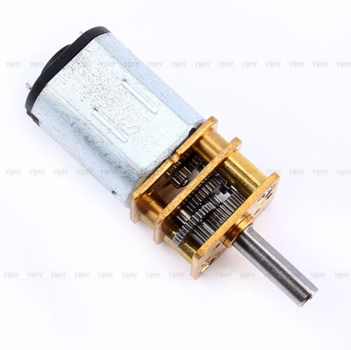 DC3V 6V 12V N20 Micro Speed Reduction Gear DC Motor with Metal Gearbox Wheel Hot