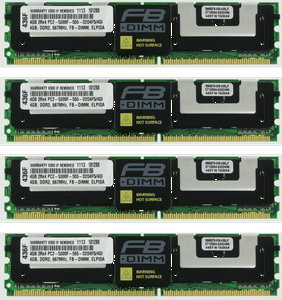MEMORY FOR Intel Server System SR2500ALBRP 4GB X4 16GB
