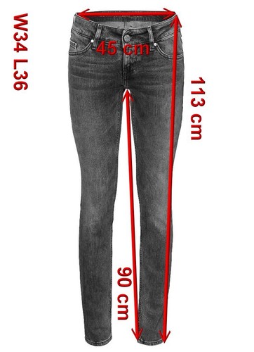 Mustang Emily JEANS donna stretch w26-to-w34 used wash