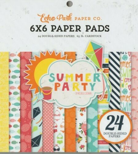 Echo Park & Carta Bella~6x6 Paper Pads~Several Varieties~BN Cute Quick Ship!! 