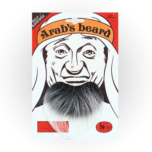 # Spitzbart Arabisch Bärte 3 Farben Black/&brown/&grey Kostüm Zubehör