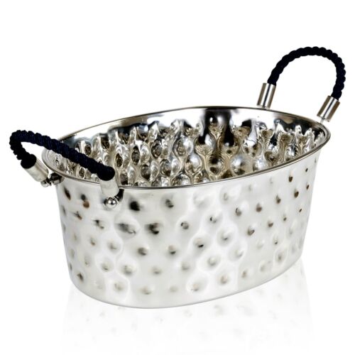 Extra Large Metal Champagne Bowl Wine Bottle Beer Party Ice Bucket Cooler Tub 