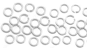 packet Silver Stainless Steel Round Open Jump Rings 5mm 110