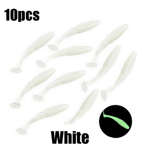 Swim Hot Capuchin Maggot Soft Plastic Lure Fishing Worm Bait Single T Tail