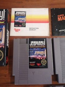 4 LOT NES games Legends of the Diamond Tecmo Bowl Jeopardy Super Mario Bros