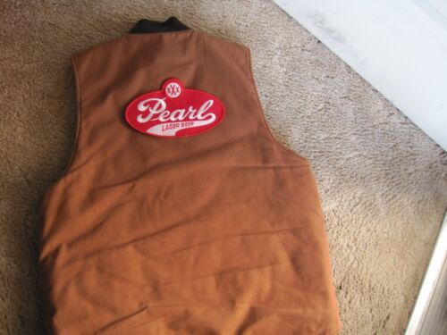 BEER PATCH PEARL BEER PATCH LARGE BACK SIZE LOOK A REAL ORIGINAL TEXAS BREW