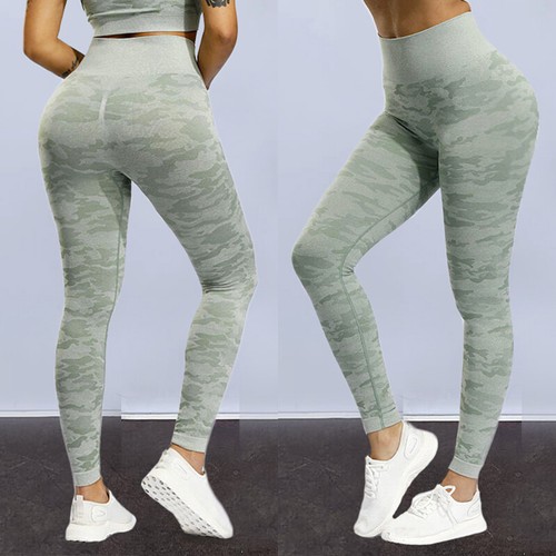 Womens High Waist Yoga Pants Compression Sports Workout Gym Butt Lift Leggings
