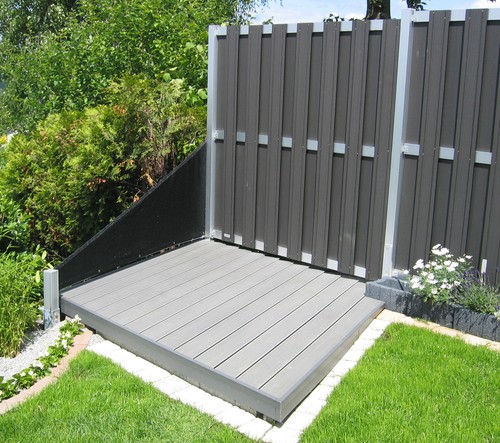 Musterset WPC Terrassendielen Dielen Diele Deck Terrassen Holz Haus Fliese