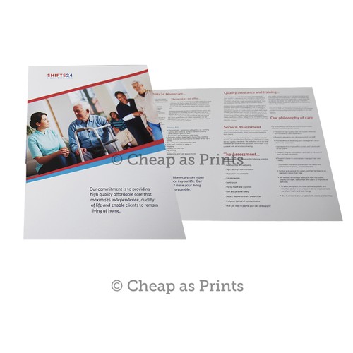 FROM £39 FOLDED LEAFLETS /& MENUS • A3 to A4 • A4 TRIFOLD • A4 to A5 • A5 to A6