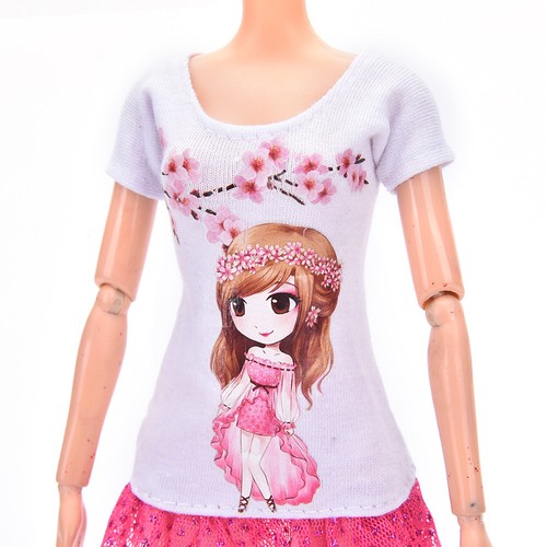 Beautiful DollSuit Handmade Party Clothes For Noble Doll Best Gift TO LY