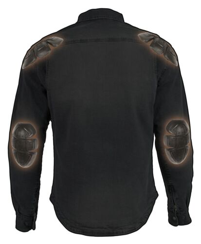 Details about   Milwaukee Men's Armored Blk/Red Checkered Flannel Biker Shirt w/ Aramid® MPM1631 