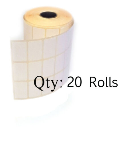 Thermal Blank White Self Adhesive Sticky Labels rolls 32X20mm