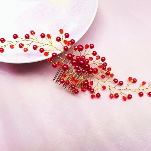 Bride Bridal Hair Comb Wedding Headwear Pearl Women Jewelry Hair Accessories