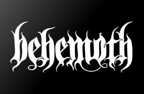 Behemoth Autocollant Vinyle Voiture Fenêtre Ordinateur Portable Haut-parleur Death Metal Band Logo Autocollant 