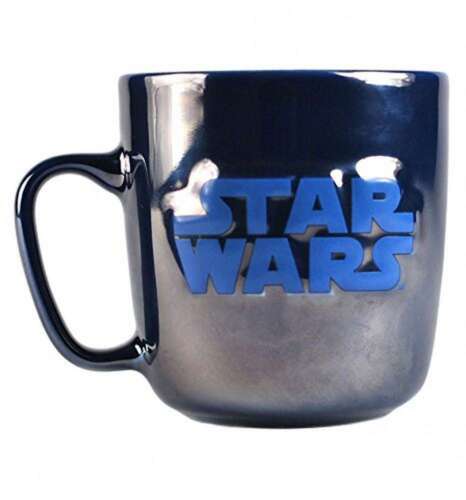 STAR WARS R2D2 ICON METALLIC COFFEE MUG CUP NEW GIFT BOX