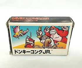 (Game Item) Mini card box, Famicom, Donkey Kong Jr, Amada, 1985, Nintendo, Menko