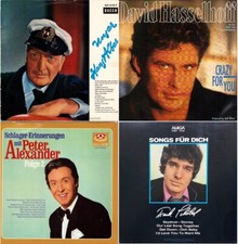 ALBERS, ALEXANDER, HASSELHOFF & SCHÖBEL - 4 Vinyl LPs gut