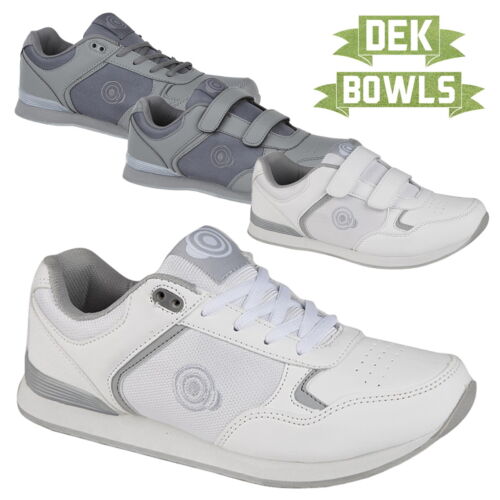 Dek  Mens Bowling Shoes Lightweight Lace Up Trainer Plus Extra Comfort Insoles