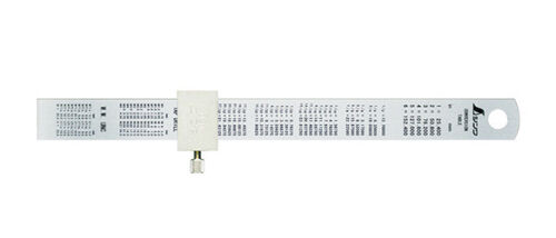 Shinwa 76751 150mm Metric Steel Rule With Ruler Stop by tyzacktools 