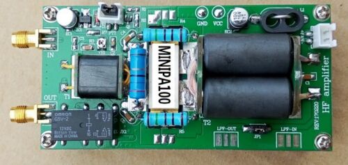 DIY KIT MINIPA 100W SSB linear HF Power Amplifier For YAESU FT-817 KX3 AM CW FM 