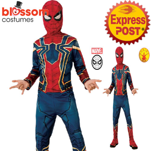 CK1259 Classic Iron Spiderman Avengers Infinity War Boys Hero Costume Spider-man