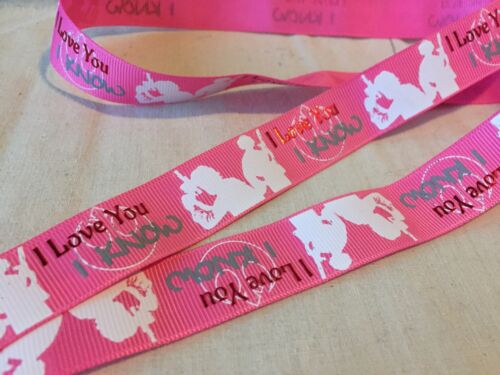 Star Wars Inspired I Love You I Know Pink Lanyard Made w Lightweight Ribbon 