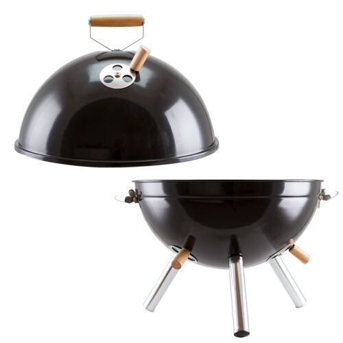 Kettle BBQ Charcoal Grill Portable Barbecue Quality Weber Style /& Stainless Vent