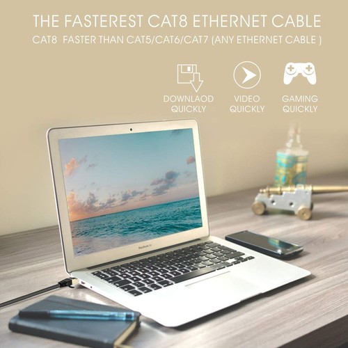 CAT 7 8 40G 2GHz Shielded S//FTP RJ45 LAN Ethernet Super Fast Network Cable lot