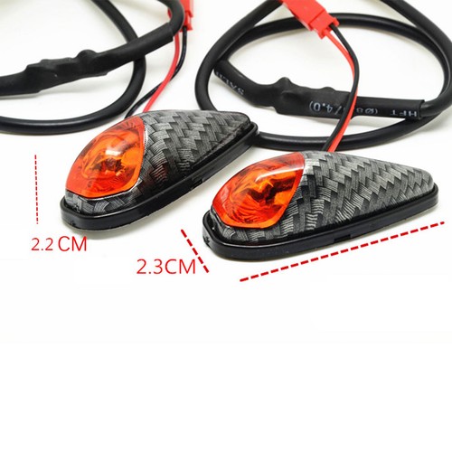 2pcs Motorcycle Turn Signals LED Lights Bulbs Indicators Blinker KIT Universal