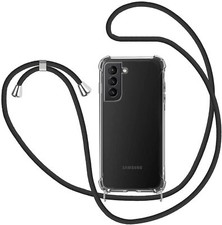 Handykette für Samsung S21 FE 5G Handyhülle mit Band Kordel Hülle Umhänge Case