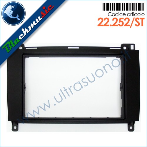 2006-2013 Mascherina supporto autoradio 2ISO-2DIN Mercedes Sprinter W906