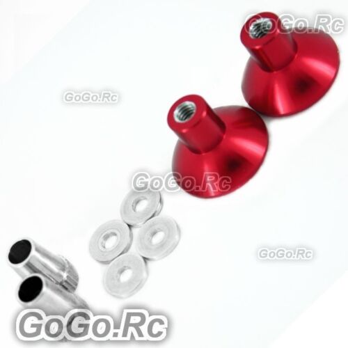 Alloy Umbrella Thumb Stick 3mm M3 Red For 3mm Transmitter 