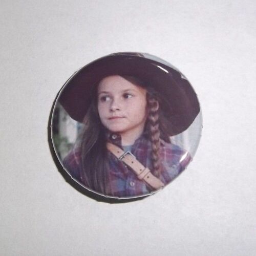 Set of 3 The Walking Dead Carl Rick Judith Grimes Pin back Buttons 1.25" TWD 