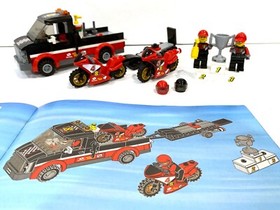 USED 4 LEGO CITY 60084 60115 60180 60387 BIKE TRANSPORTER OFF ROAD MONSTER TRUCK