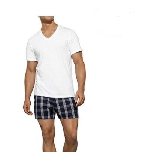 Fruit of the Loom Men/'s V-neck white