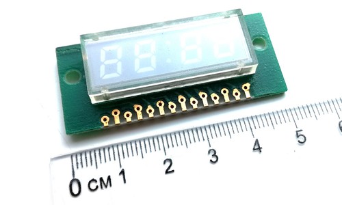 MDE 2581-V GREEN 7-segment LED Display Common Anode 1 pcs