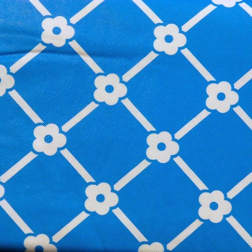 52x70 Oblong~Vinyl Tablecloth~Flannel Back~Blue//Shower//Birthday//Plaid//Tartan~New