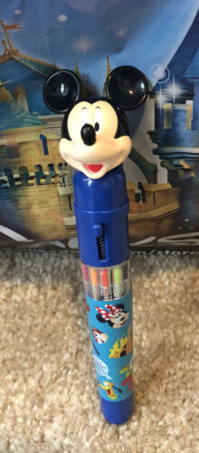 Disney Parks 2020 Dated  Mickey Mouse Head    Multicolor Ink Pen NEW