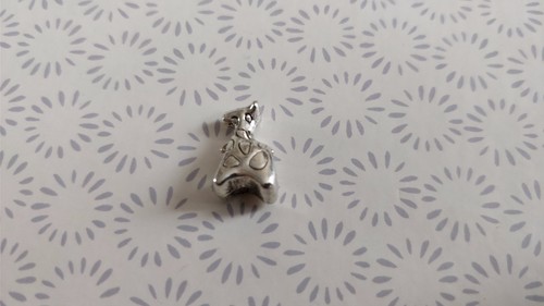 925 Sterling Silver 3D Star Animal House Round Charm Fits European Bead Bracelet
