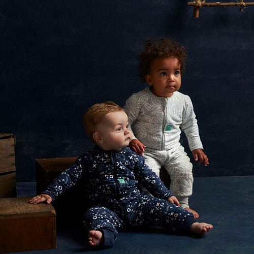2PK ErgoPouch Winter Romper Sleepwear Organic 2.5TOG Baby 6-12m Southern Cross