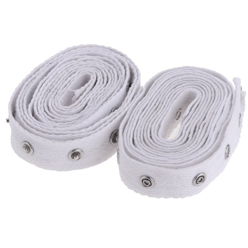 Snap Silver Metal Buttons Tape white 2yds Pressure Popper Stud Snap Fastener