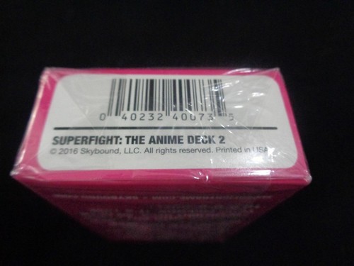 Superfight The Anime Duel Deck 2 /& Loot Crate Skybound Party Card Games Lot of 2
