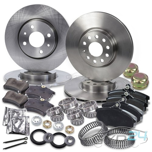 HINTEN BREMSE BREMSEN SATZ SET KIT BREMSENSET VORNE RADLAGER HINTEN VW