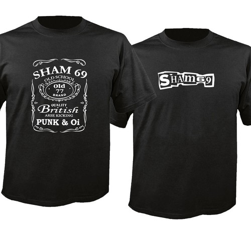 Sham 69 Logo Black Short Sleeve T-shirt