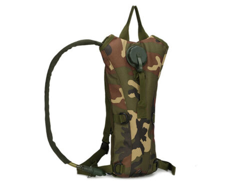 3L Water Bladder Bag Military Hiking Camping Hydration Backpack Camelbak Pack