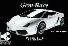 Atari Jaguar CD Game Gem Race in Paper Sleeve, NO art on disc.