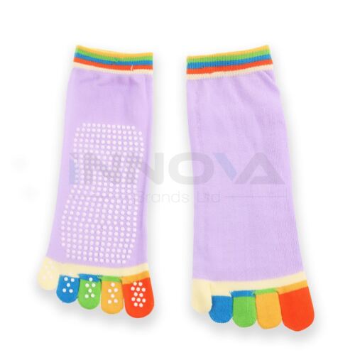 BODYRIP Yoga Fitness Grip Exercice Cinq Toe Socks Caoutchouc Pilates Antidérapante Chaussettes