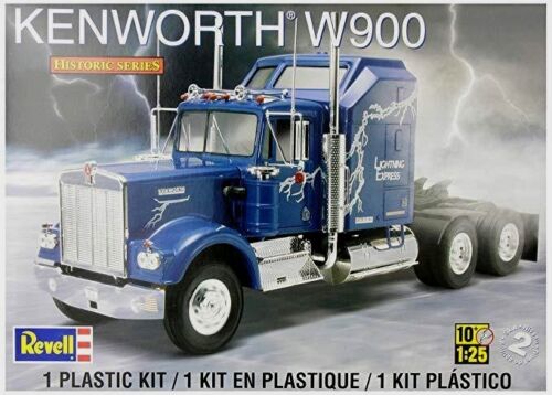 Revell Monogram 1507 Kenworth W900 Cab W// Sleeper Tractor plastic model kit 1//25
